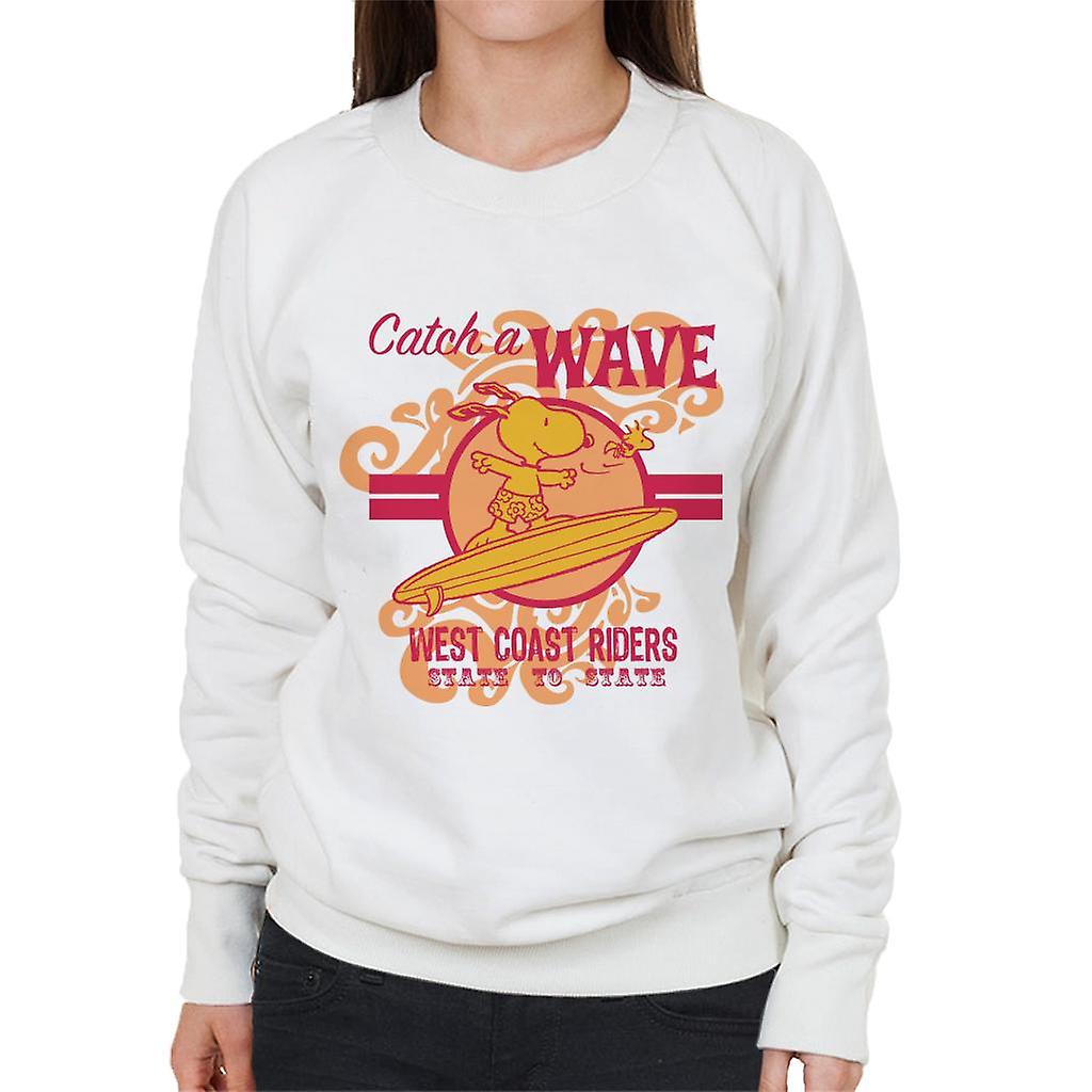 Peanuts Snoopy Catch A Wave Women's Sweatshirt
