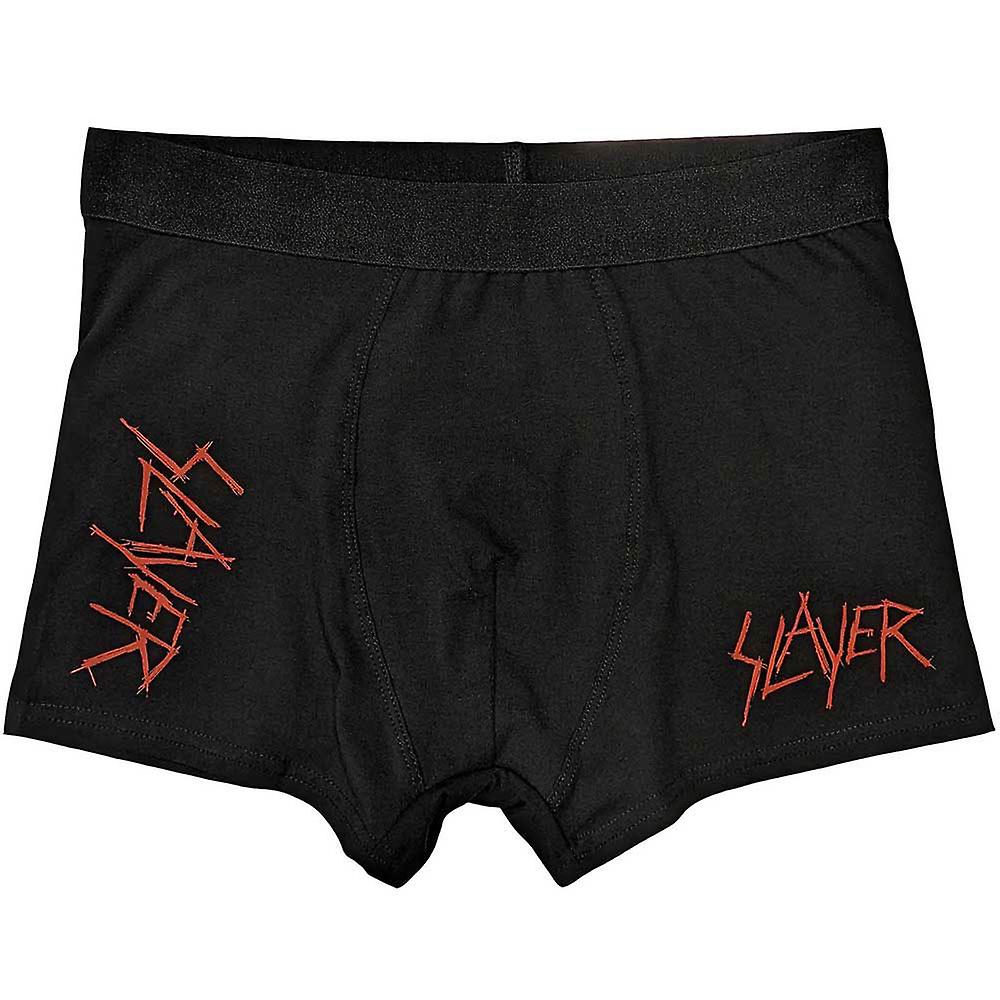 Slayer Scratchy Band Logo Boxer Shorts