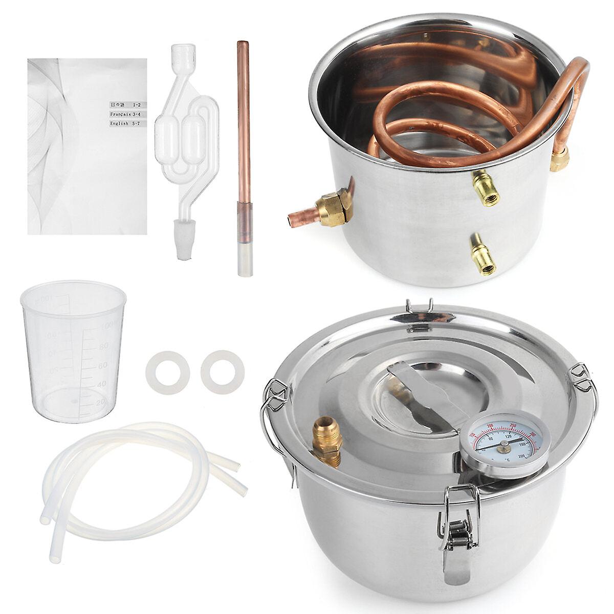 2L Équipement de support d’alcool Machine de rosée pure distillateur en acier inoxydable