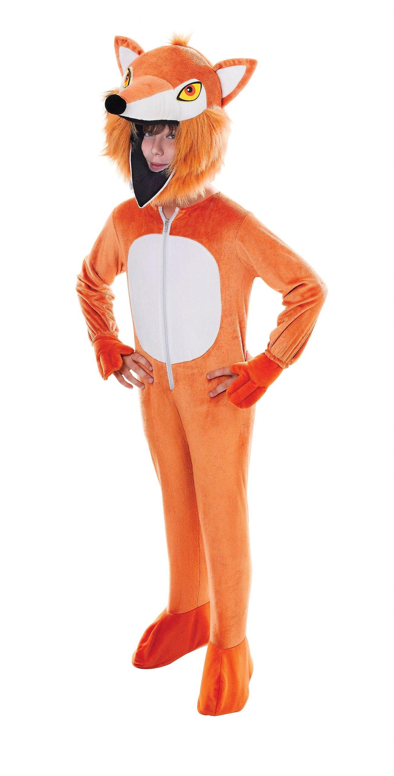 Fox Big Head Barn Kostym Unisex CC006