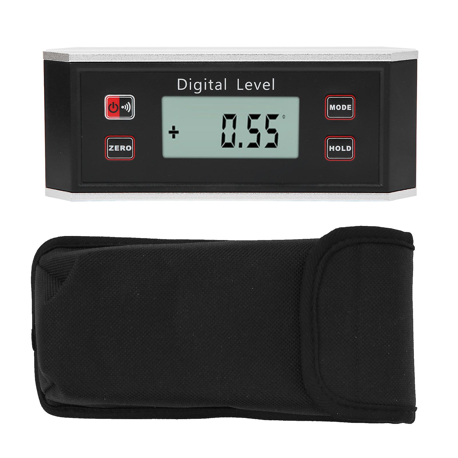 Level Inclinometer Digital Display Strip Type Inclination Box Angle Gauge Protractor