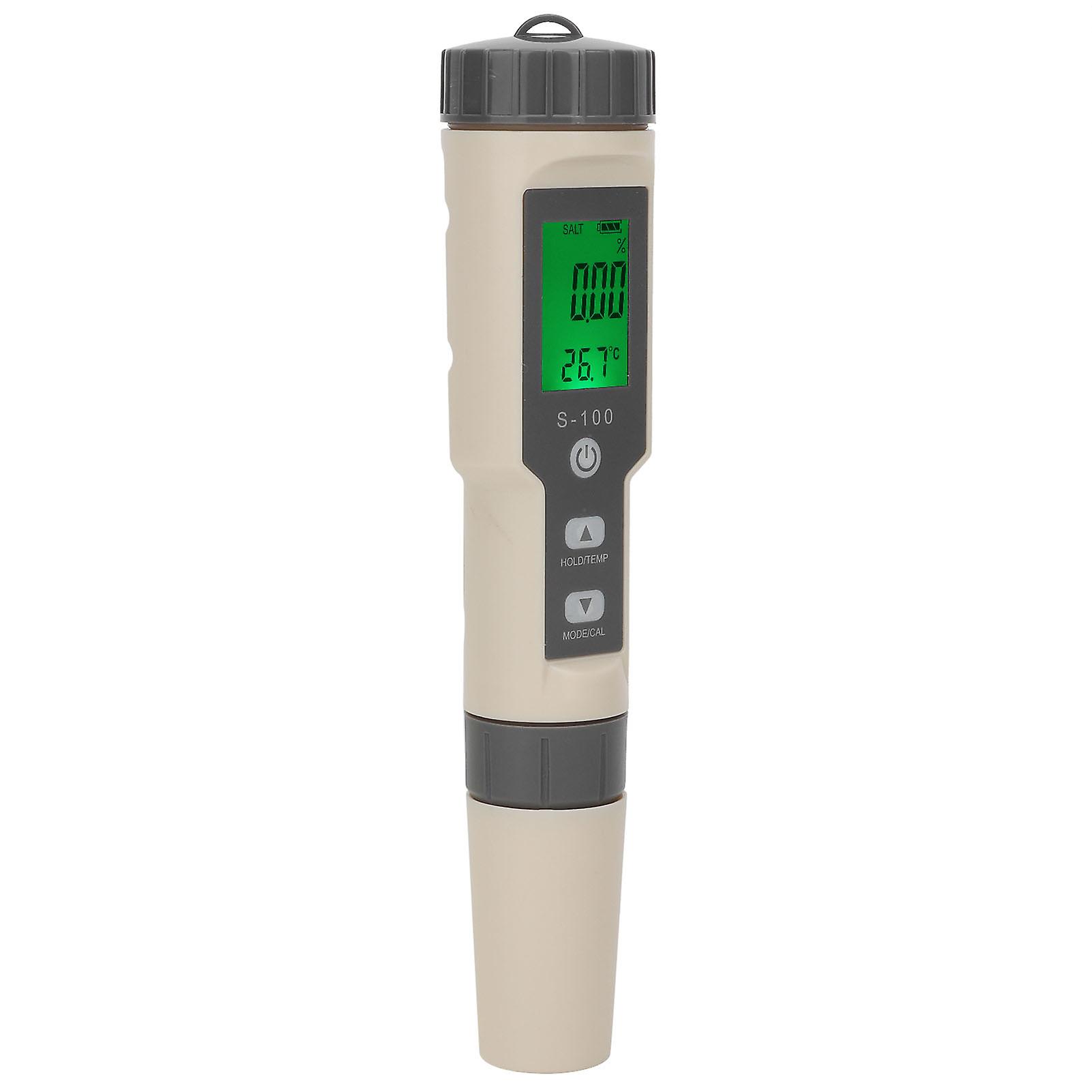 4in 1 EC/TDS/ Salinity/Temperature Tester Multifunctional Water Quality Tester for Aquarium