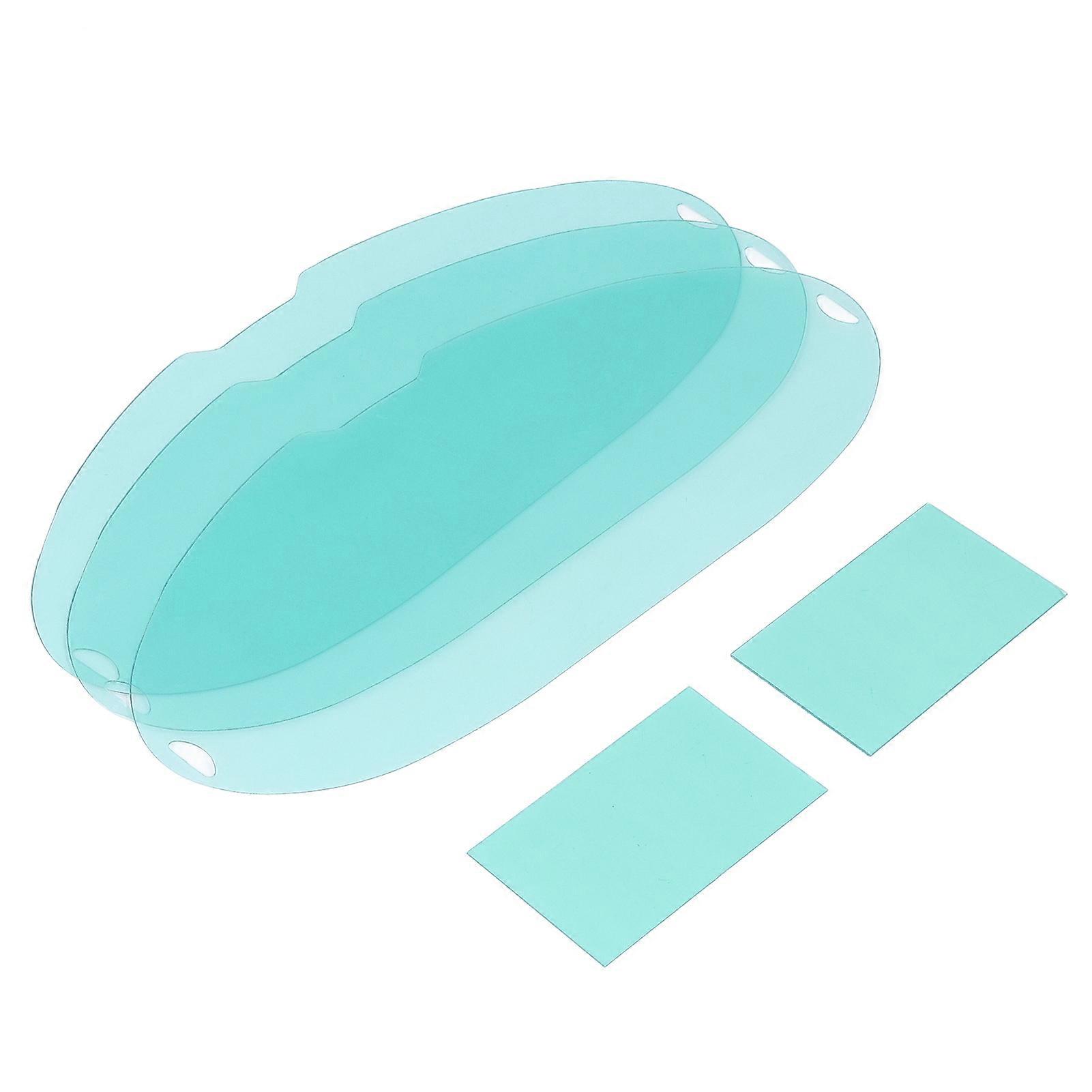 5PCS Large Viewing Screen Replacement Lens Compression Resistance PC Welding Replacement Lens for Welder 