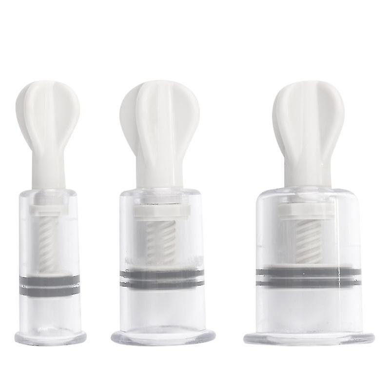 3 Pièces Mamelon Aspirateur Manuel Mamelon Pompe Sucker Correcteur Du Sein Enhancer Élargissement Cl
