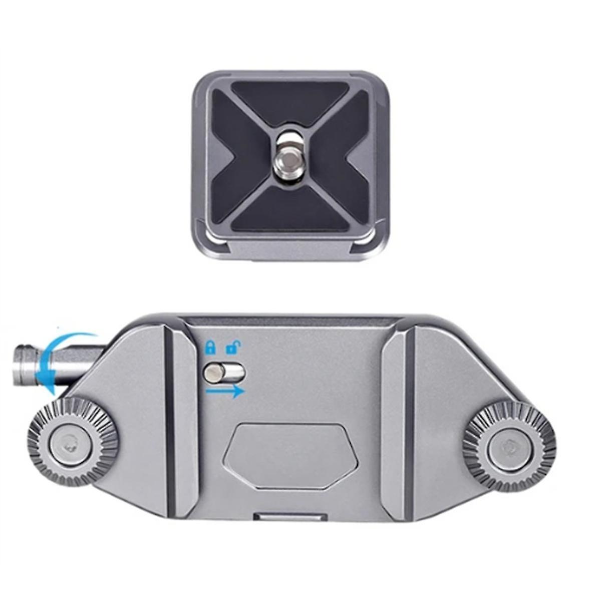 Quick Hanging Buckle Micro-Single Accessories Fast-Loading Hand Movement Quick-Release Mount(Grey)