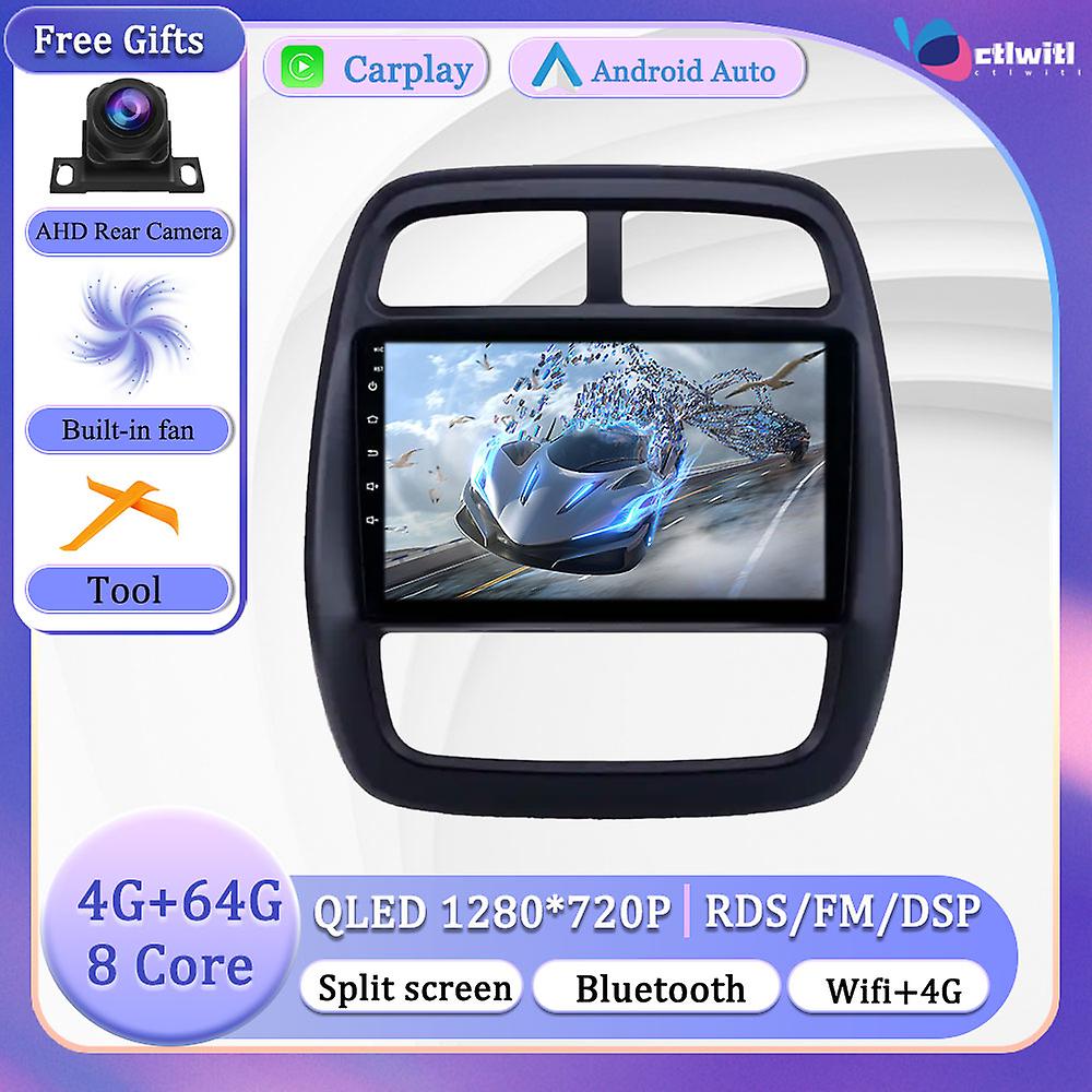 Android 13 For Renault Kwid 2015 - 2019 Carplay Autoradio Touch Monitor Screen Navigation Car Radio Videp Player Multimedia