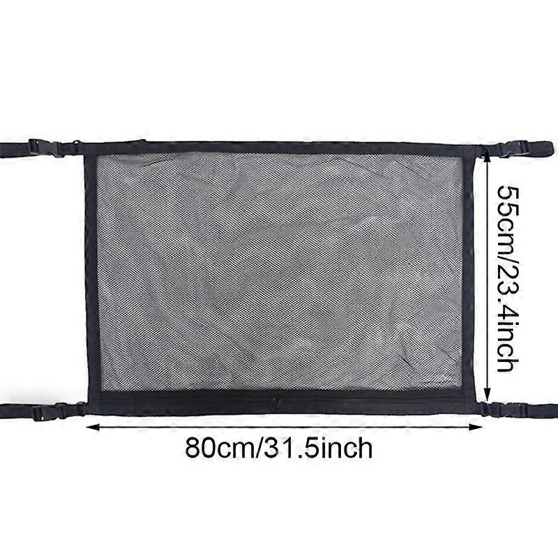 Car Roof Storage Organizer Automotive Ceiling Cargo Net Pocket Mesh Car Camping Accessories Storage Bag Roof Tent