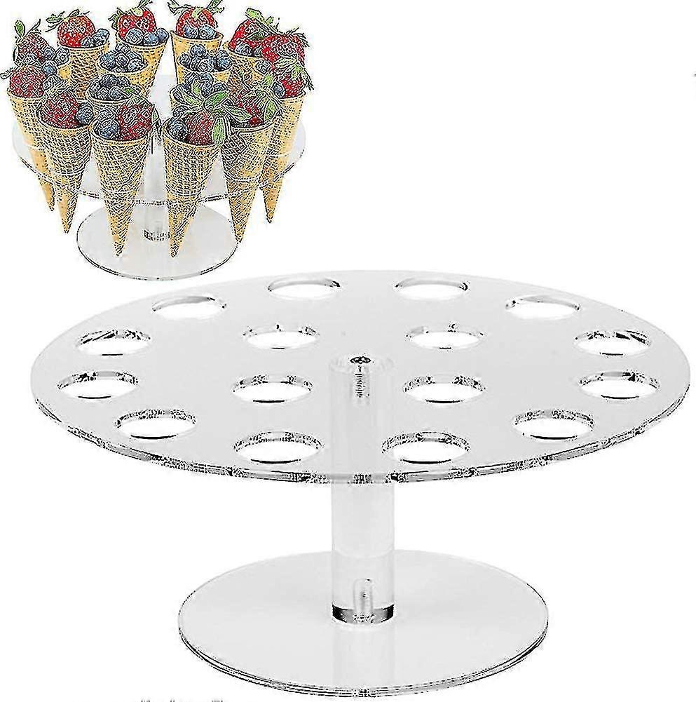 Eistütenhalter, Cupcake-Halter mit 16 Löchern, Eistütenhalter