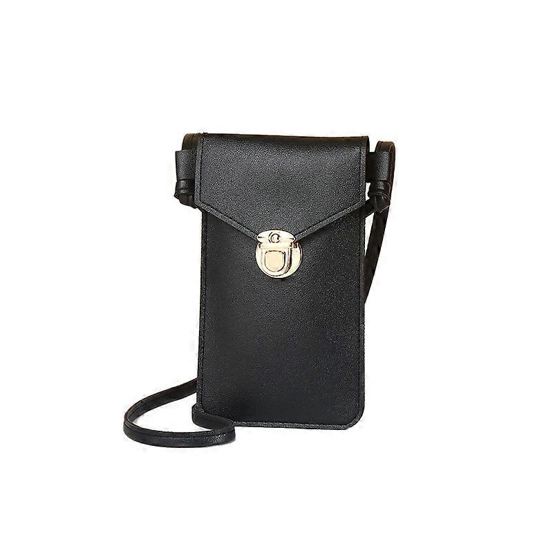 INF PU leather phone case with touch window
