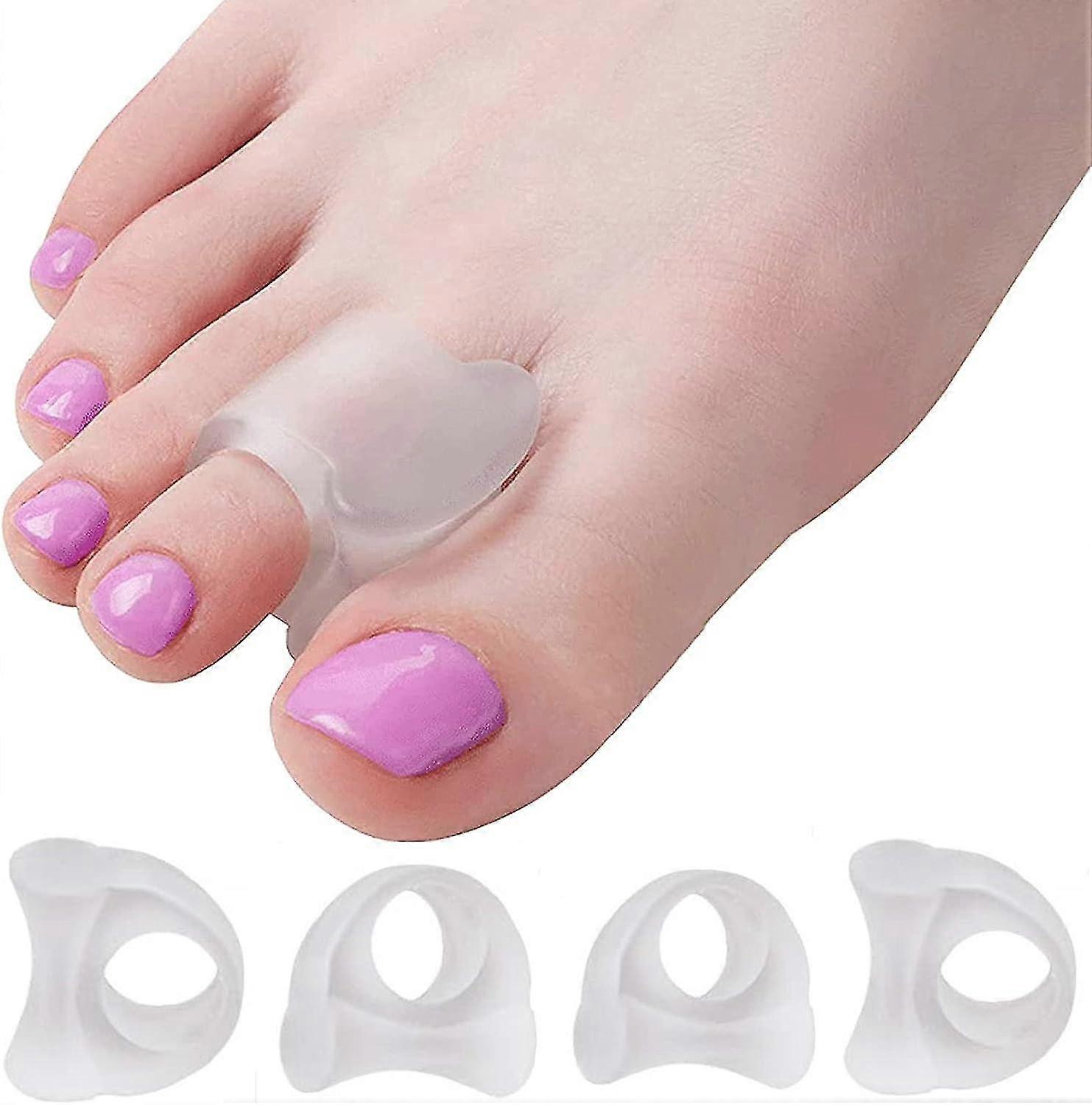 gel toe separators for hallux valgus correction transparent silicone