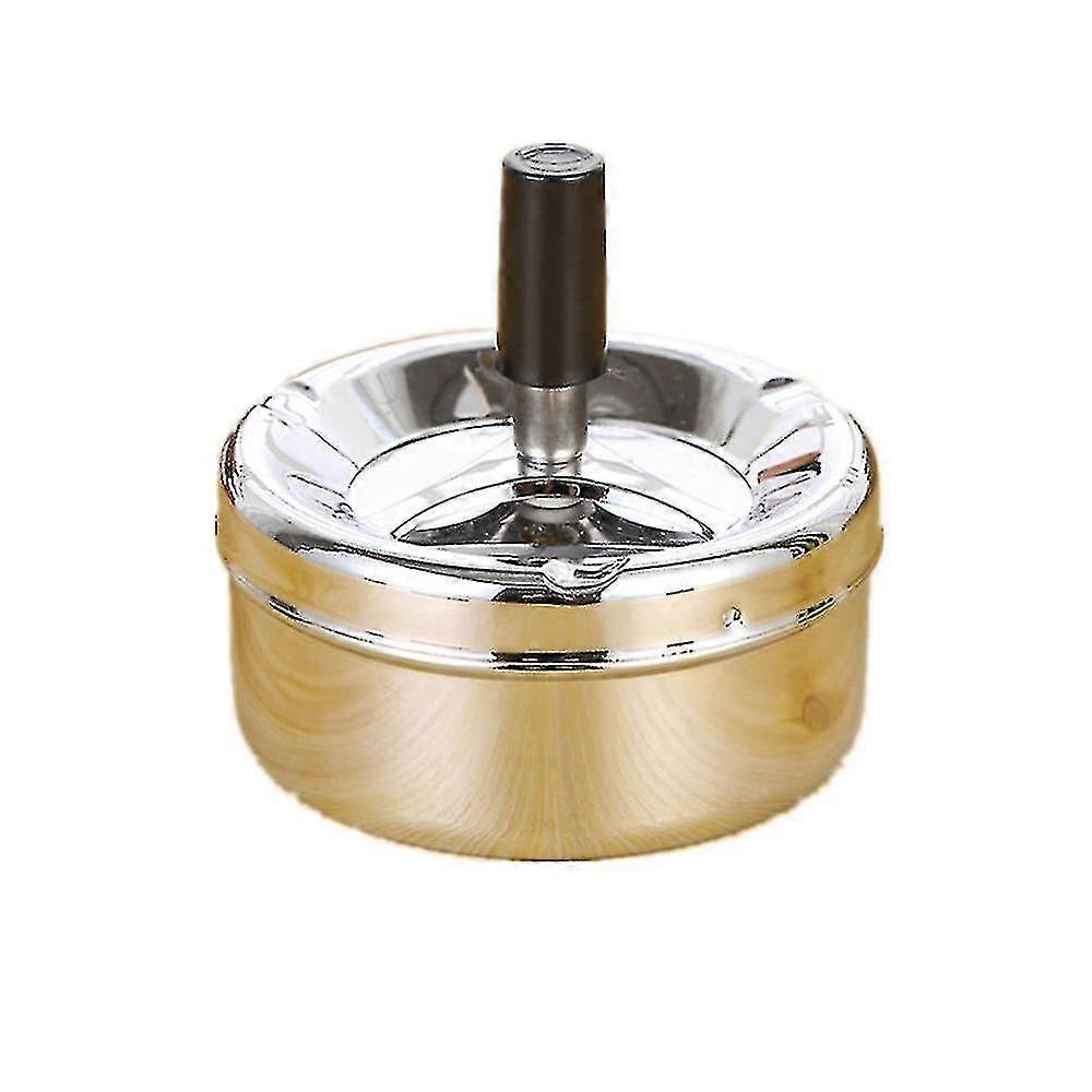 Extra Large Chrome Spinning Ashless Ashtray