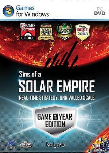 Sins of a Solar Empire Game Of The Year - PC CD - New & Sealed