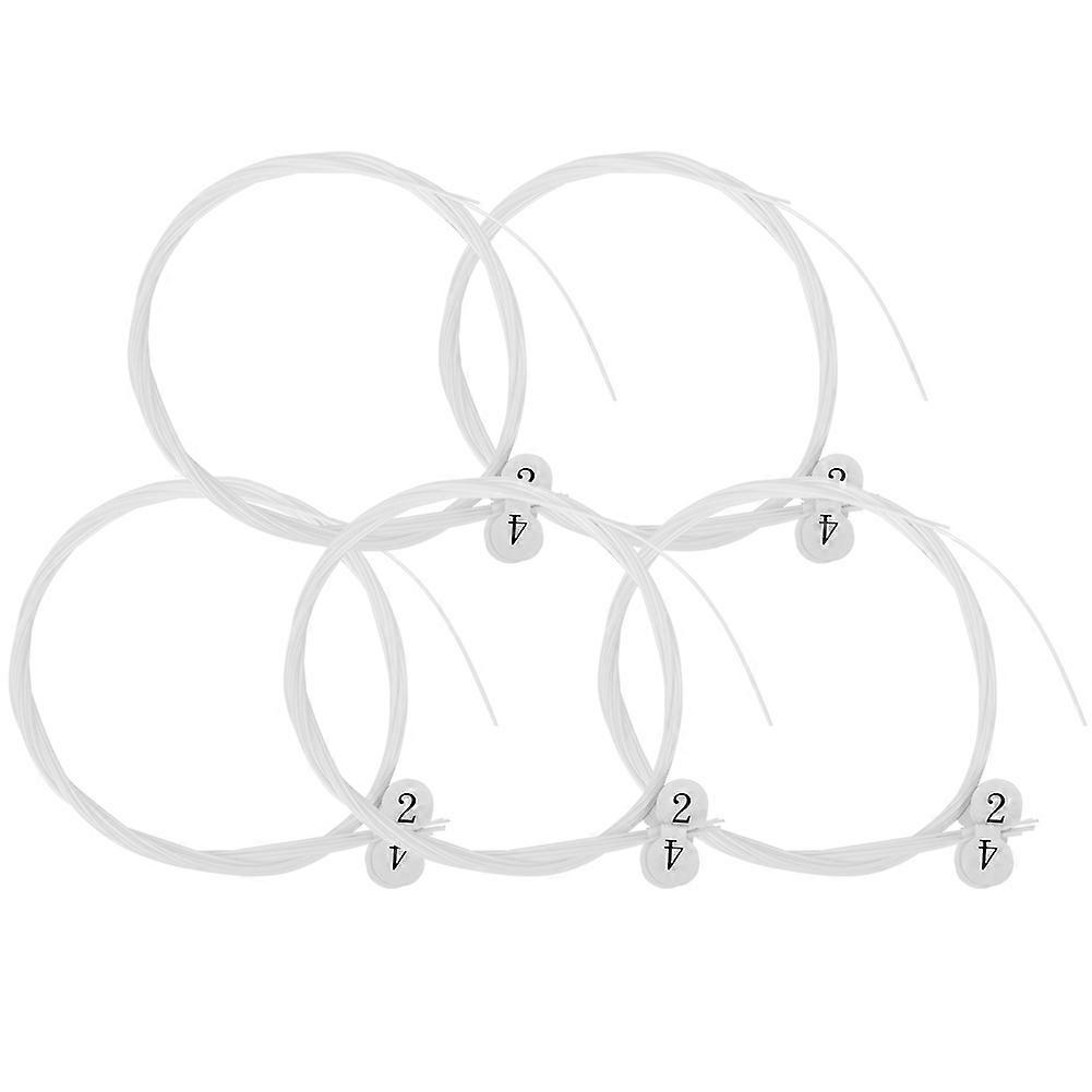 5 Set of Ukulele Strings Nylon Replacement String Parts for Ukulele