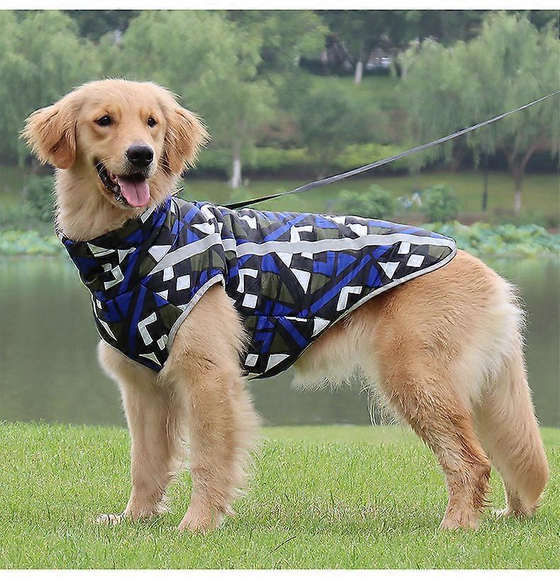 Pet Clothes Autumn And Winter Dog Reflective Warm Shell Jacket Thick