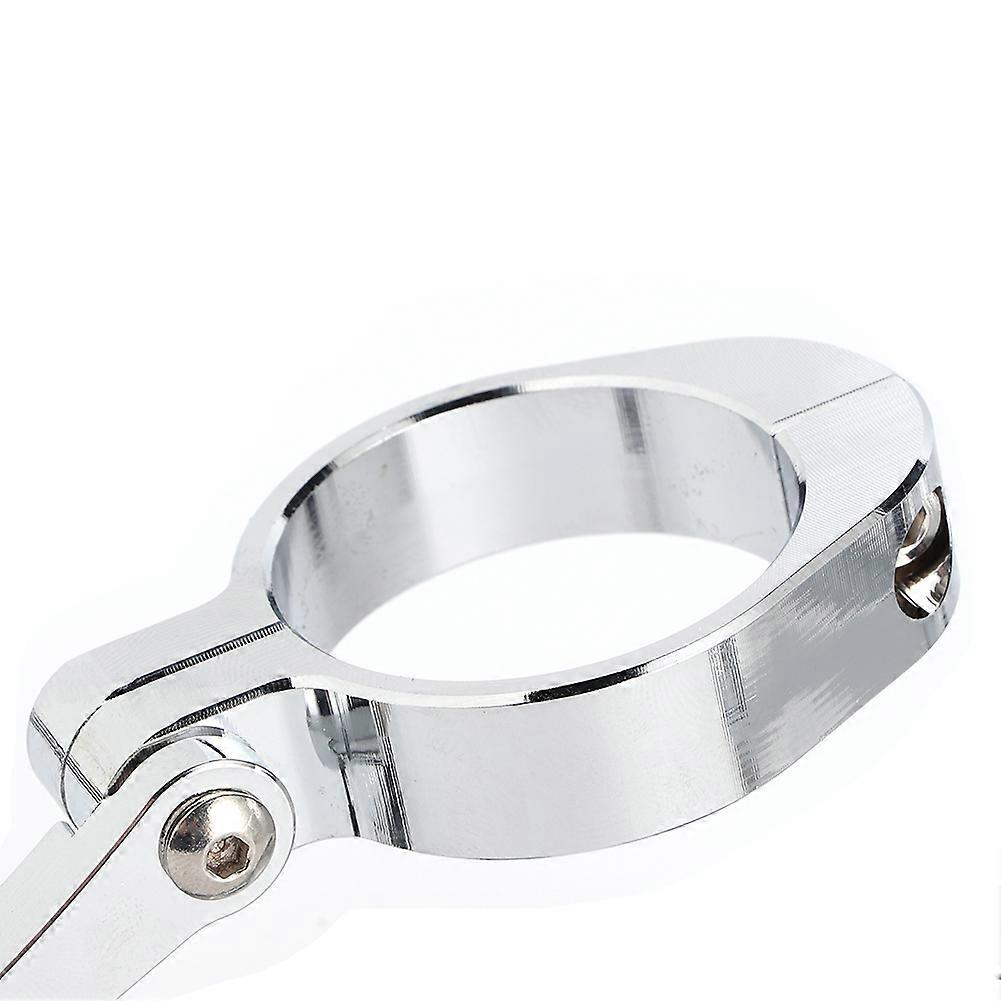 Electomania ® 1 Pair Of Black Motorcycle Turn Signal Light Mount Brackets Fork E - Foto 2