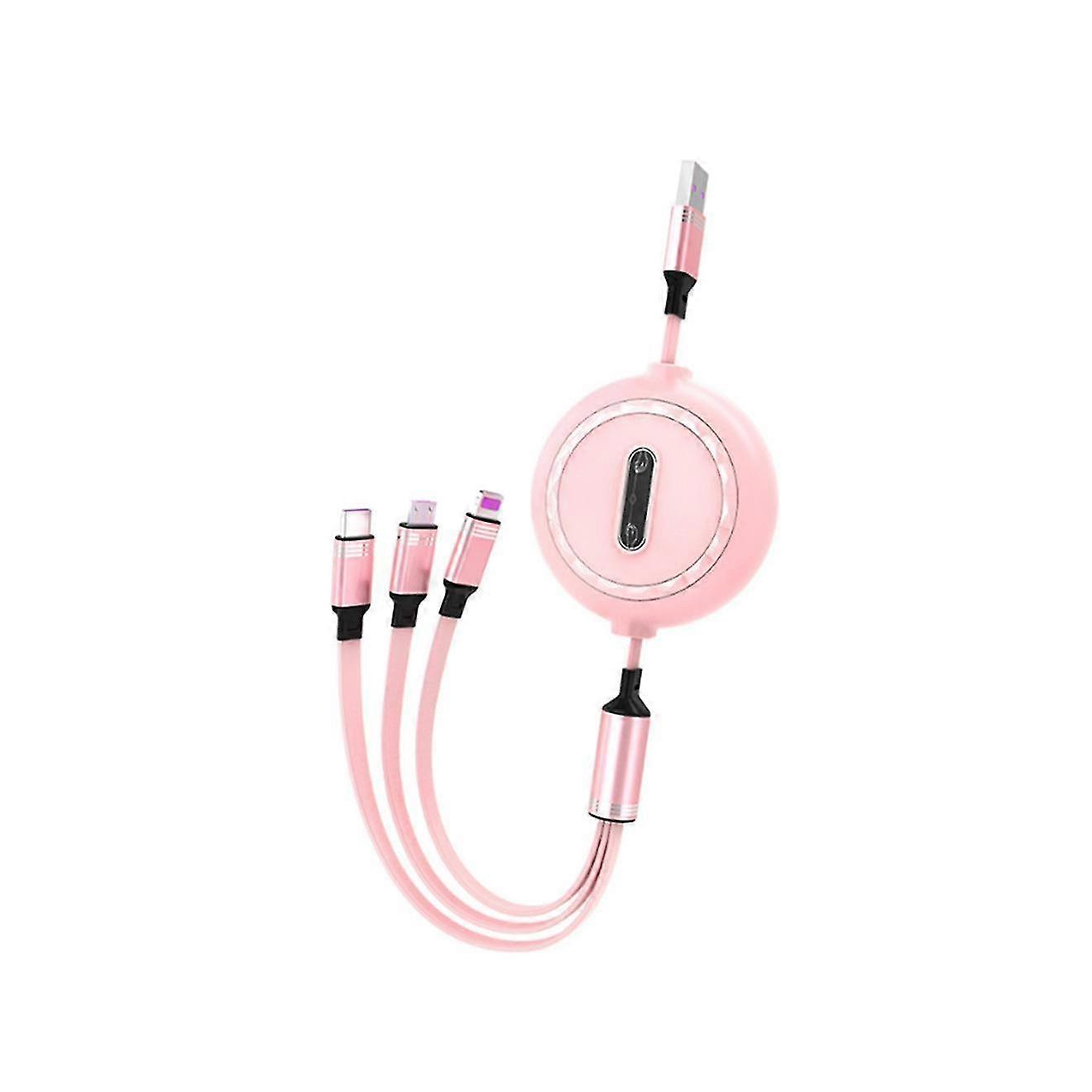 drag data cable suitable apple type-c android three-head liquid