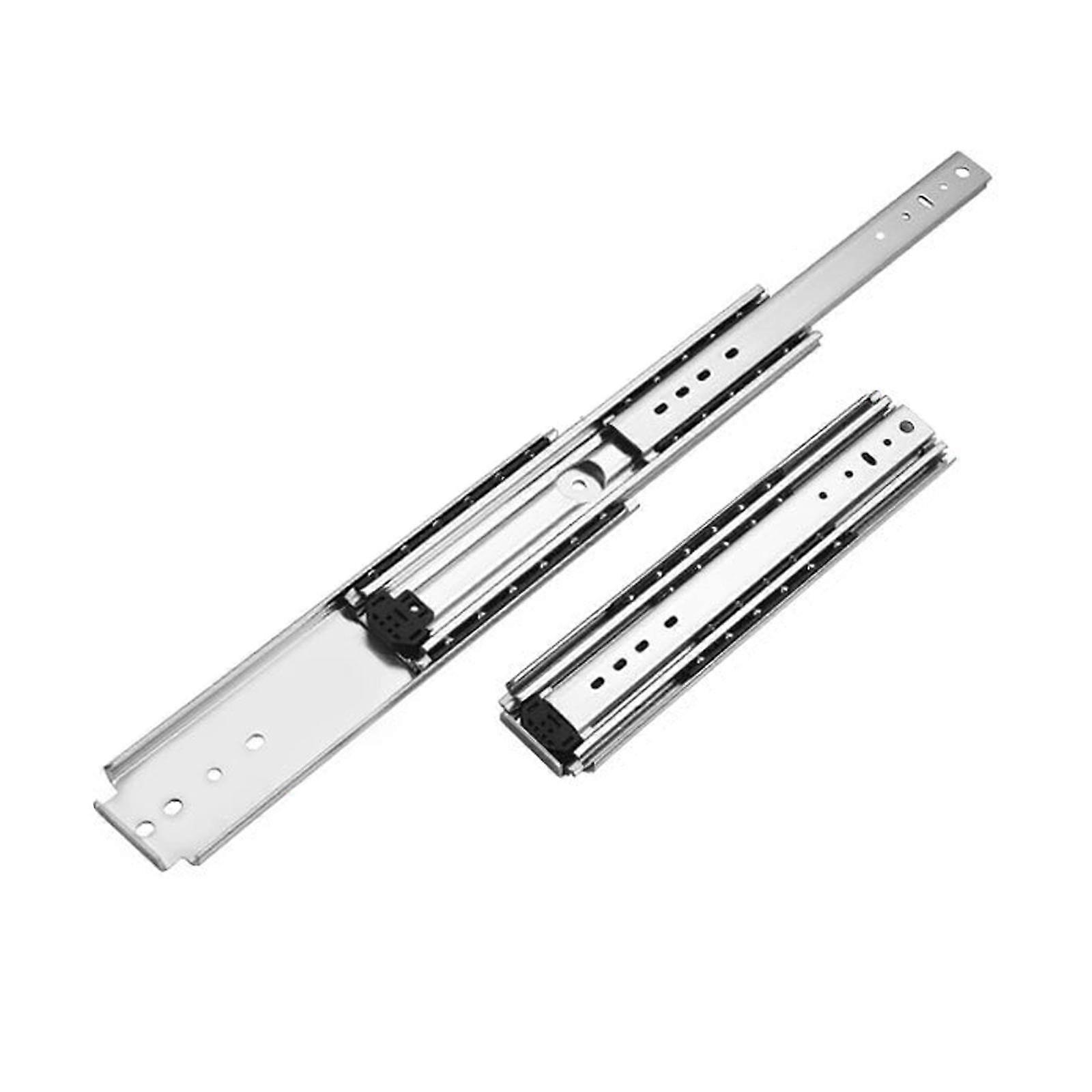1 Pair Heavy Duty Drawer Slides Width 76mm for Kitchen Accessory Replacement 10inch