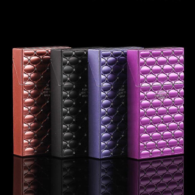 Cigarette Boxes Thick 20 Pcs Cigarette Case Personalized Cutin Plastic Pressure-Proof Flip Cover Fully Closed Thin Portable Cigarette Case
