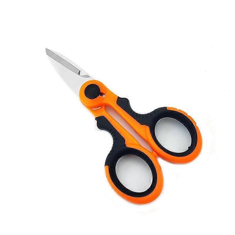 Multifunction fiber optic scissors, precision tool material pliers, electrician shears for cutting electrical cable with Kevlar sheath