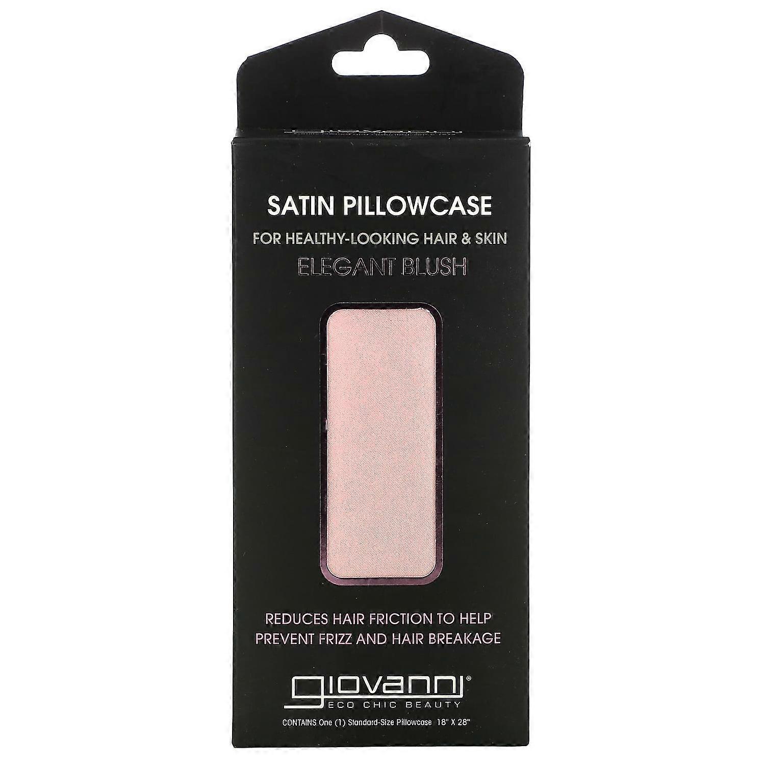 Giovanni, Satin Pillowcase, Elegant Blush, 1 Pillowcase