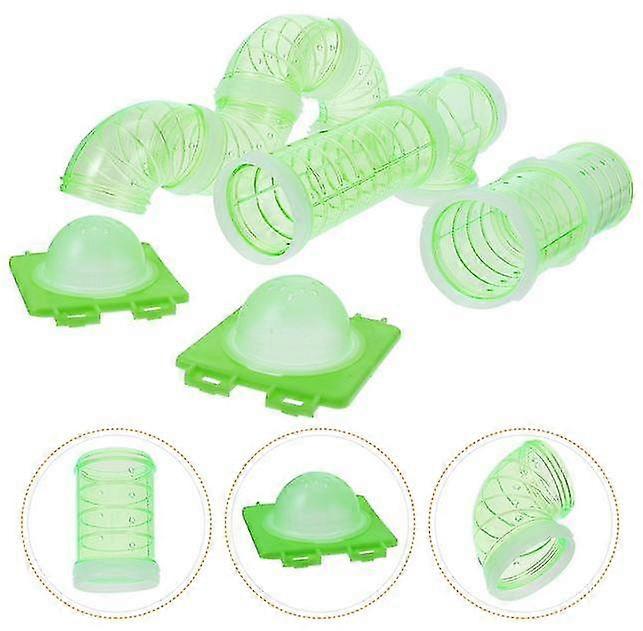 1 Set Hamster Tubes Connection Plates Adventure External Pipe Diy Connection Tunnel