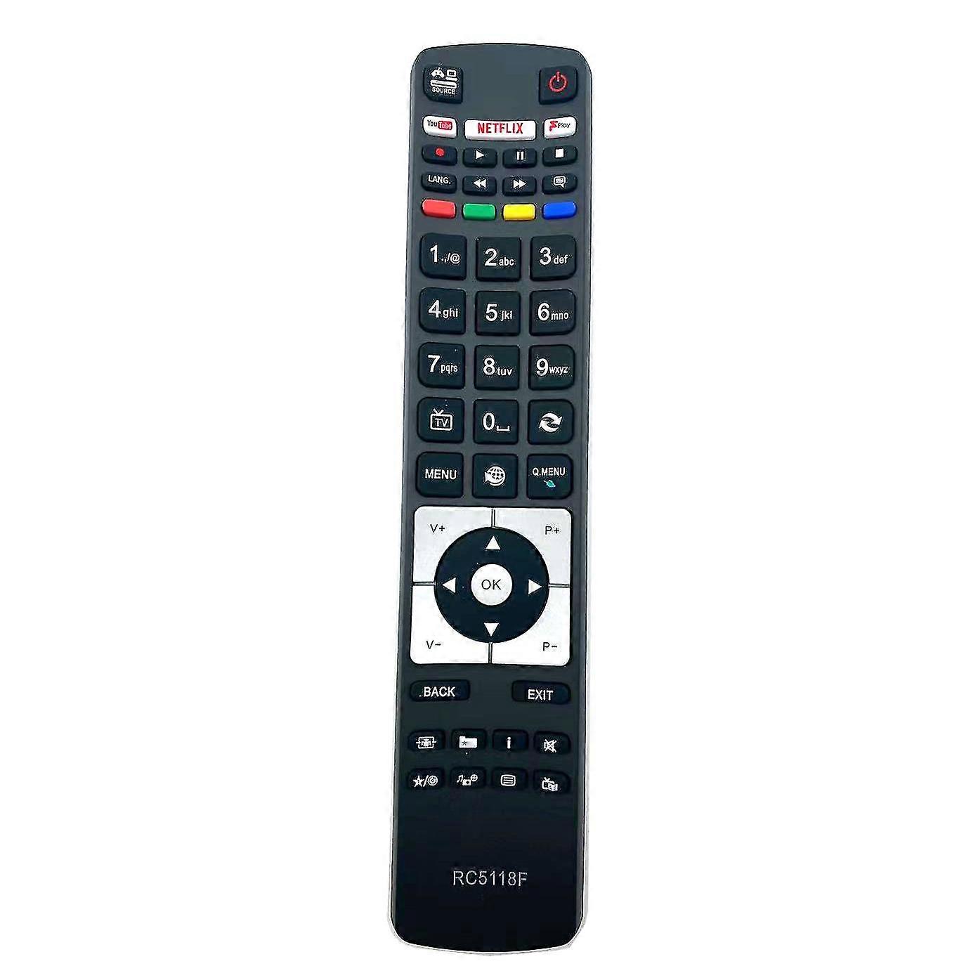 Rc5117 Rc5118 Rc5118f Tv Remote Control For Led Lcd 3d Hd Intelligent Operation Finlux 42flhk242bhcdn Fin32basebk Fin40basebk Fin48smartbk