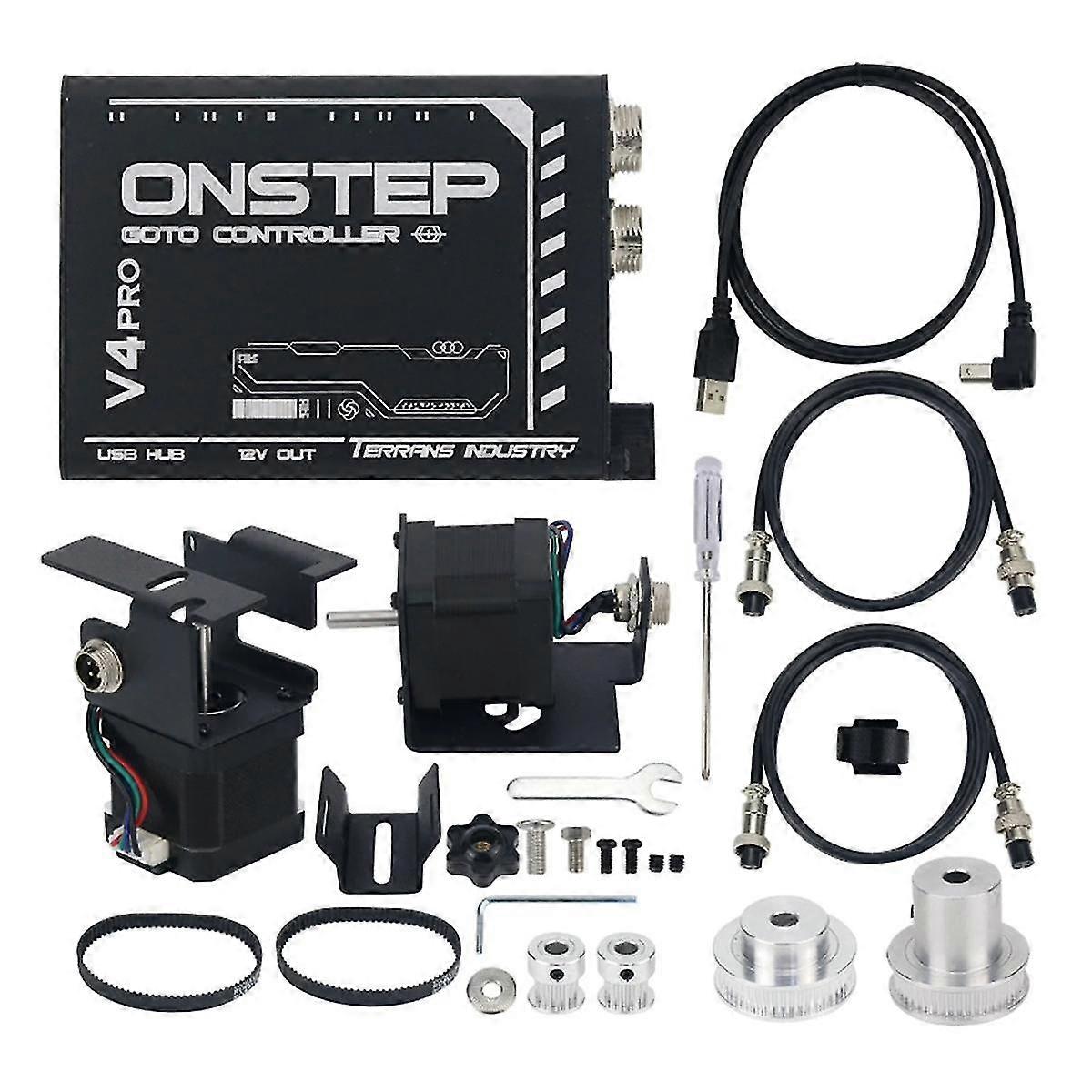 V4-Pro Onstep EQ3D Monture équatoriale V4 Kit de mise à niveau Suivi biaxial Accessoire astronomique