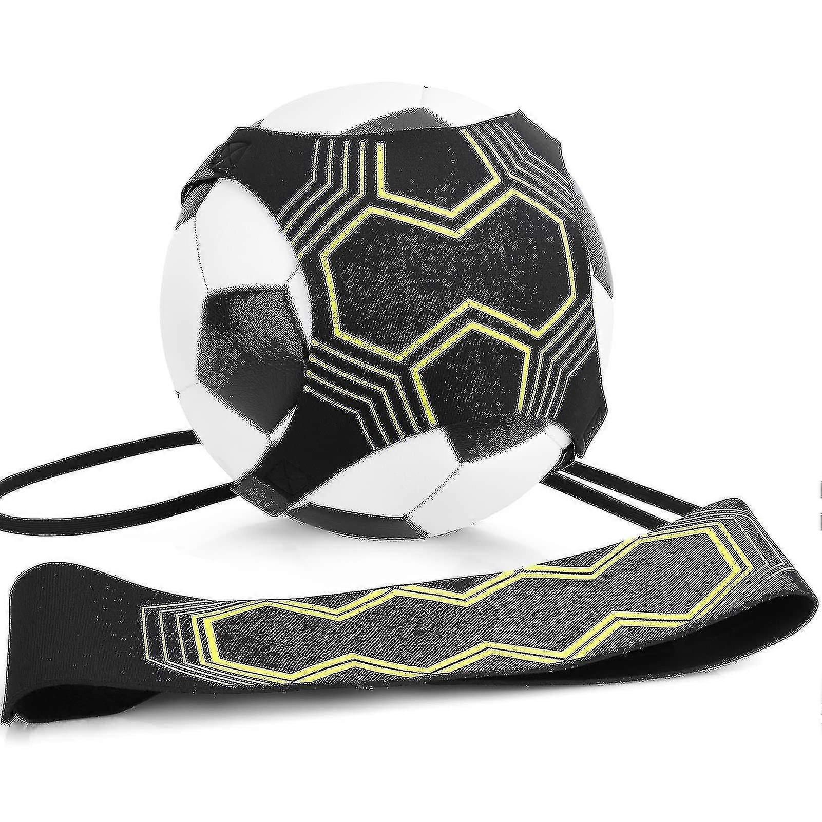 كرة القدم ركلة مدرب كرة القدم التدريب حزام التدريب المساعدات للأطفال الشباب اليدين الحرة حزام كرة القدم يناسب حجم الكرة 3 4 5