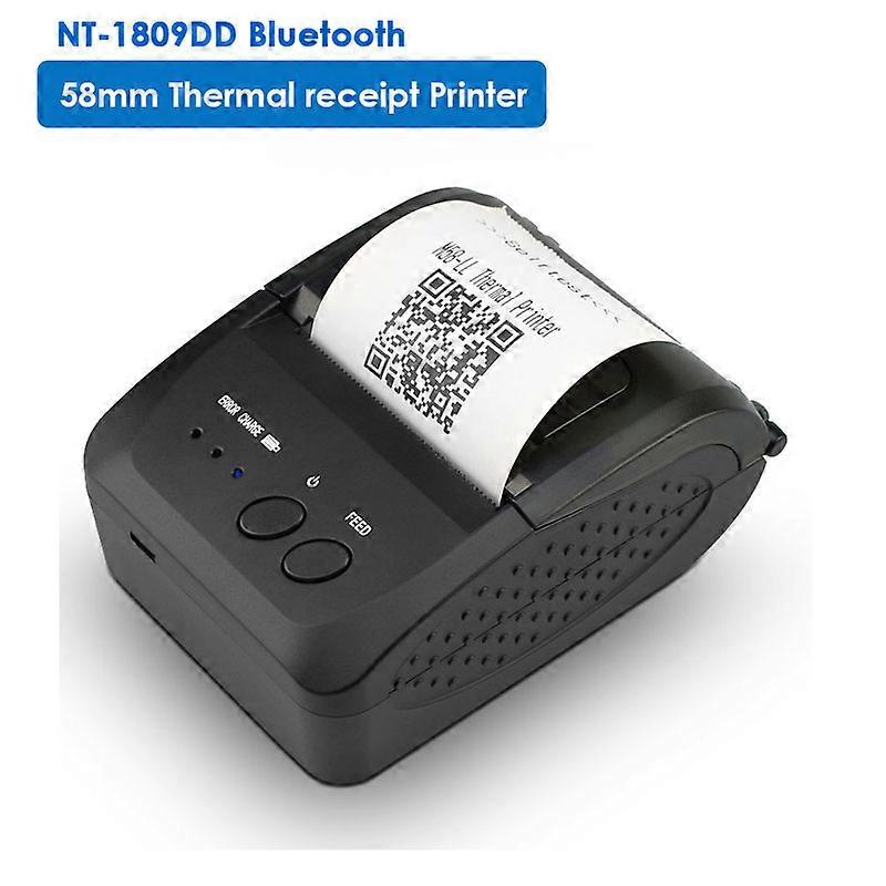 58mm Bluetooth Thermal Receipt Printer AND Portable 80mm Label Maker Printer with Rechargeable Battery for Android iOS
