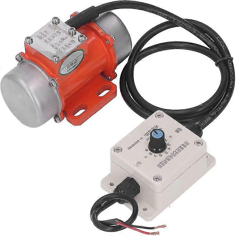30W Concrete Vibrator, 4000RPM Electric Vibrating Motor with Speed Controller & Adjustable Exciting