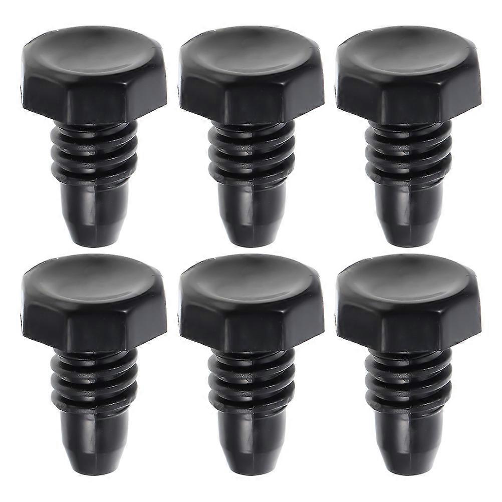 6 stücke Billard Queue Staubdicht Stecker Billard Queue Boden Schutz Hut Billard Queue Zubehör