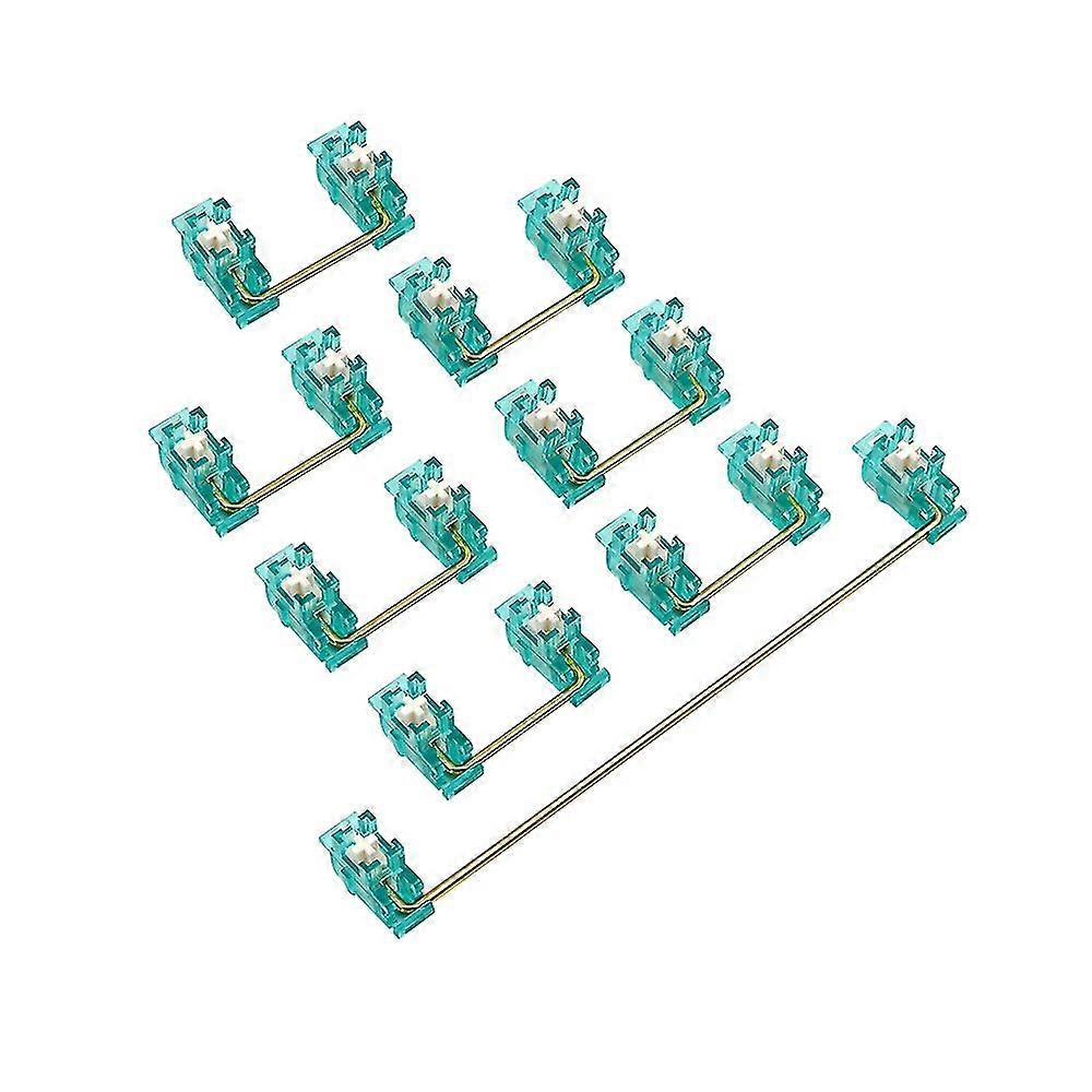 Transparent Blue Gold Plated Plate Mounted Stabilizer For Custom Mechanical Keyboard Plate Yc66 Zee