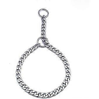 Massief ijzeren hondenhalsband metalen ketting verstelbare grote hond huisdier trainingshalsband