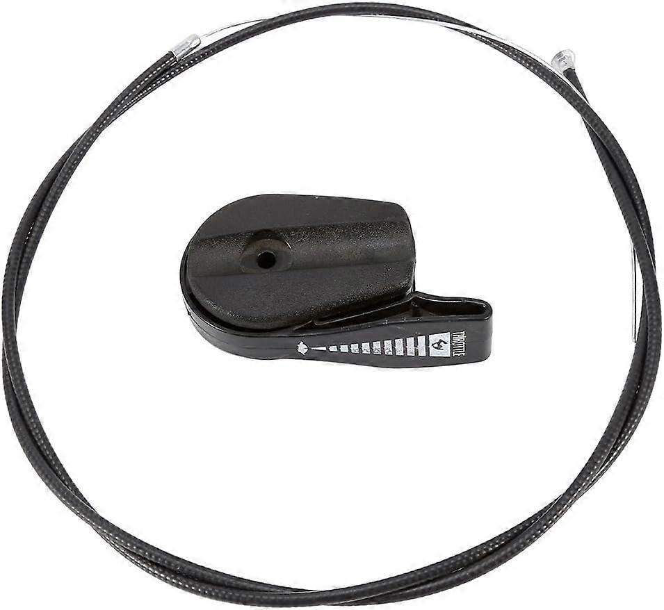 Universal Lawn Mower Throttle Cable 65'' Throttle Cable Replacement Control Kit for Lawn Mower Handle Kit GXV160 Lawn Mower Parts (Black)