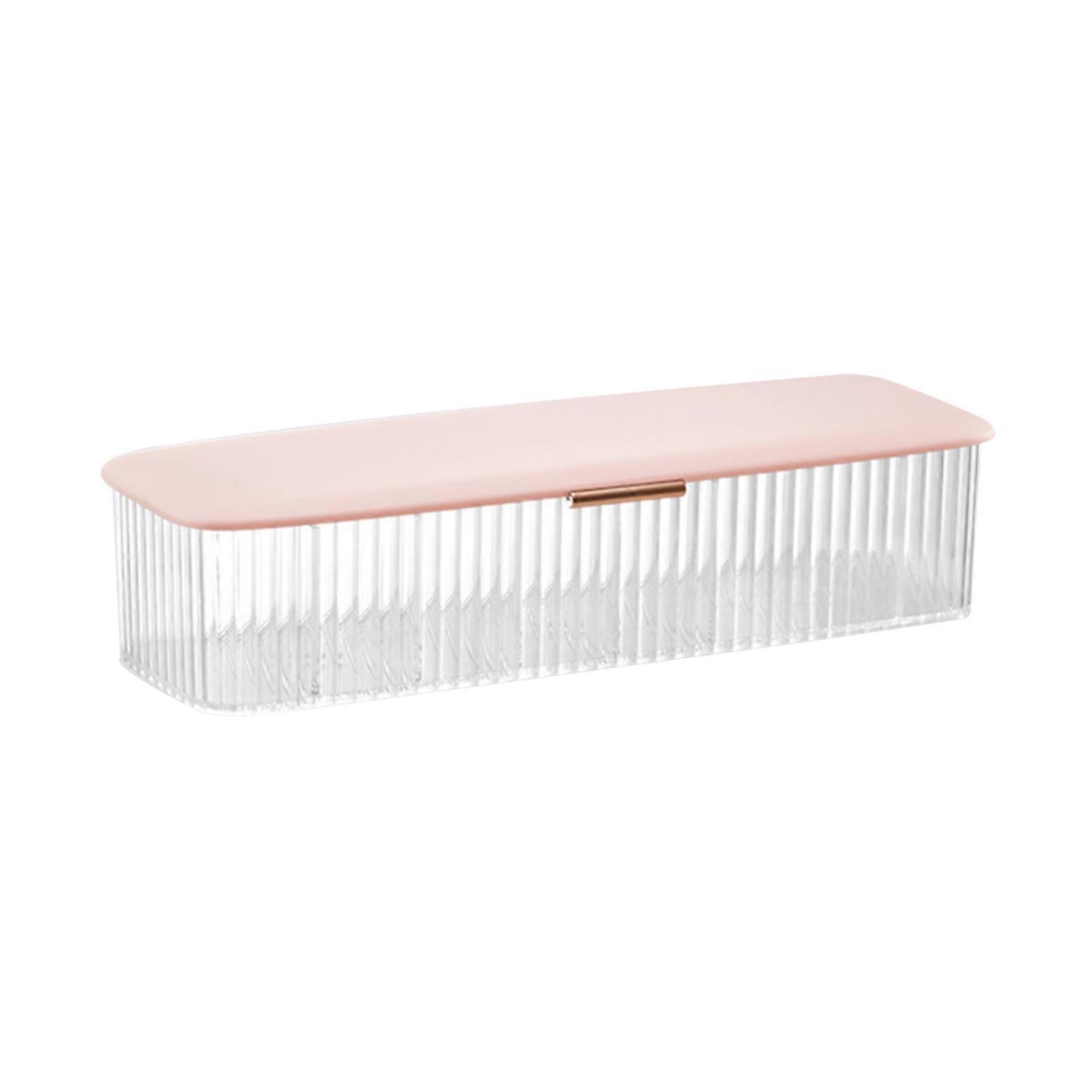 USB Cable Storage Box 8 Grids Transparent Visible Power Cable Organizer Case with Dustproof Lid Office Supplies KAESI