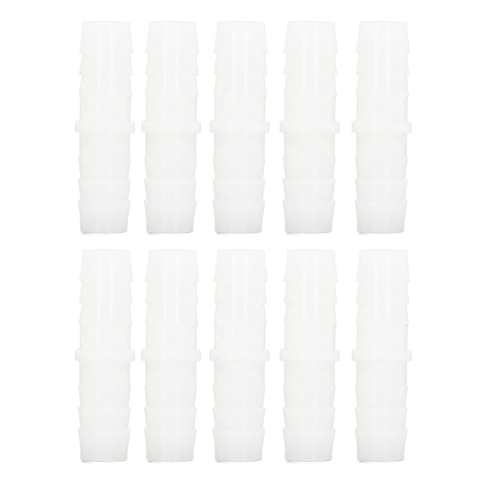10stk plastslange modhagemontering lige lige piggesplejser mender fælles forbindelsesadapter 14-14mm