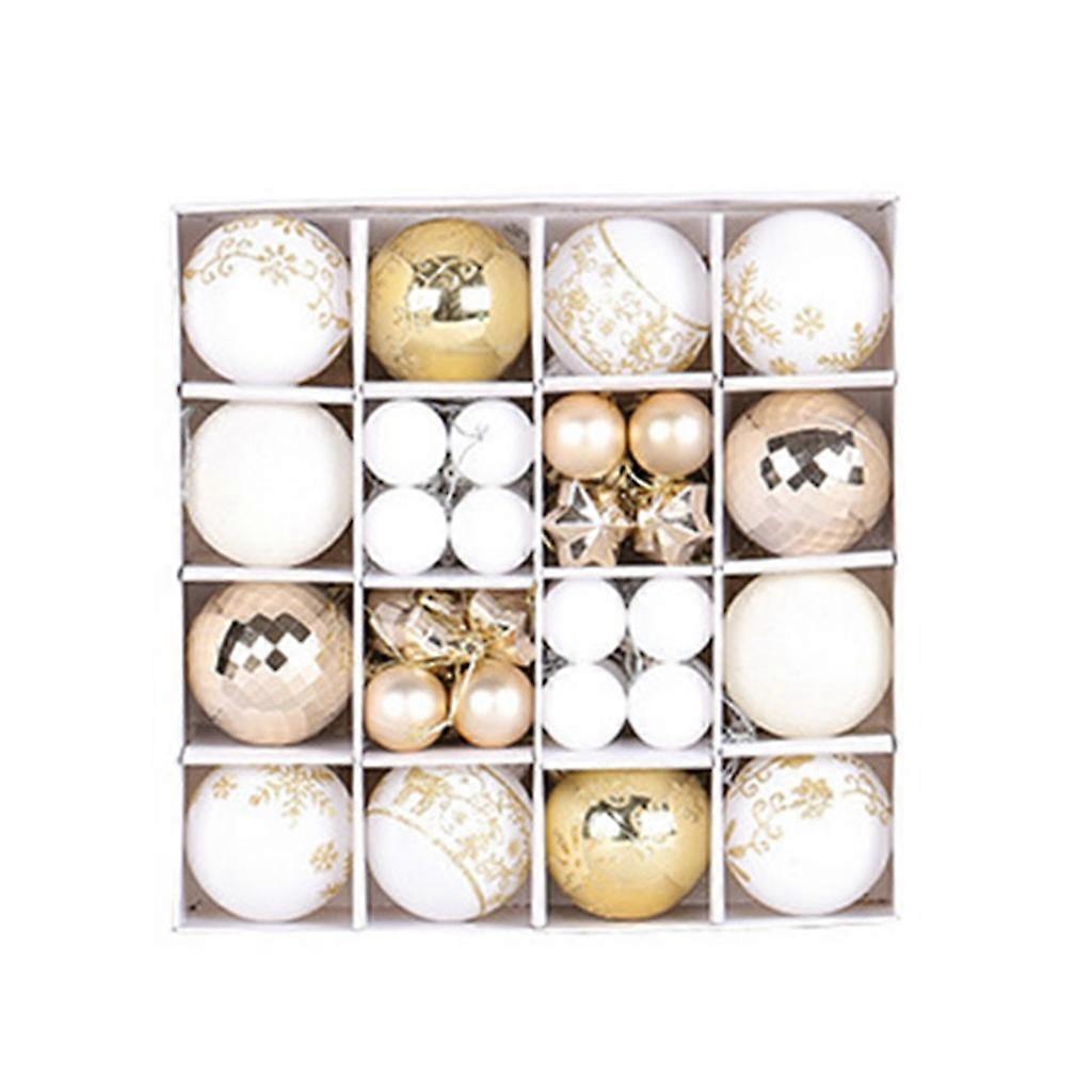 Christmas Ball 44pcs/box Christmas Tree Baubles Box Package Christmas Tree
