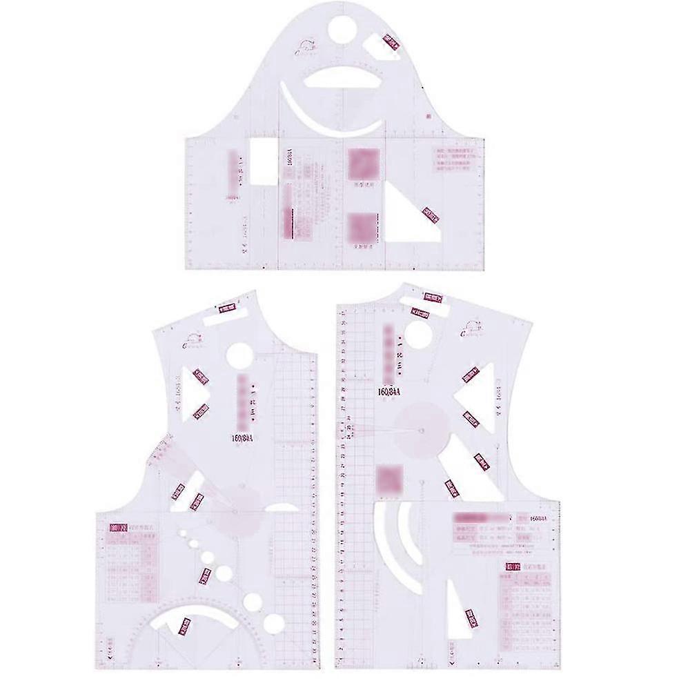 1:3 Cloth Design Ruler Transparent Ruler Measure Ruler Design Ruler Pattern Making For Doll Sewing