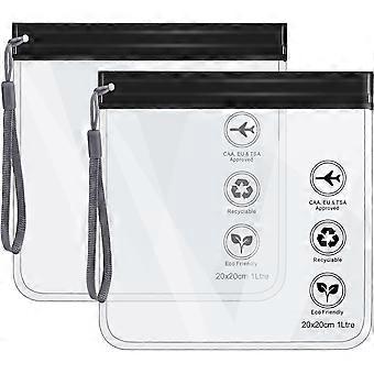 cheap clear travel toiletry bag factories PACKISM TSA-approved Bags For Traveller This transparent case allows for easy visibility of your liquids and gels Clear Toiletry Bag in Jet