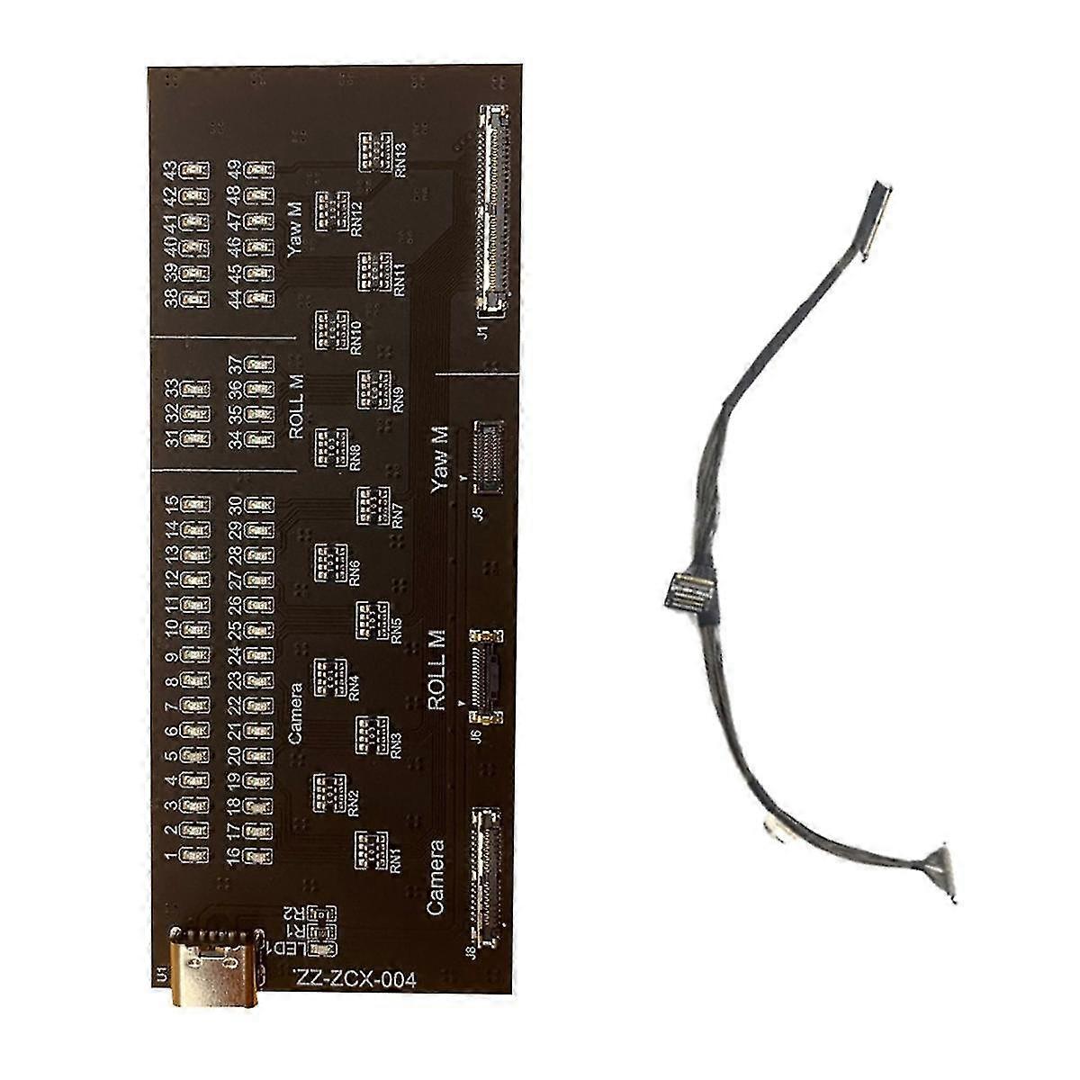 ミニ3 Proカメラ同軸信号伝送フレックスケーブルテストボードスペアパーツ用ジンバルフラットケーブルテストツール