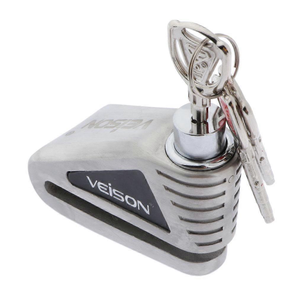 Silver DT4 Wheel Disc Brake Lock Alarming Warning