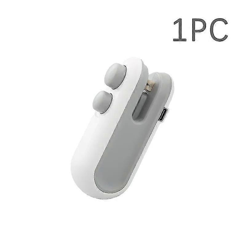 Mini scellant portable 2 en 1 scelleuse thermique pour les collations Scelleuse rechargeable à usage domestique Scelleuse sous vide Snacks scelleuse à chaud pour sac en plastique