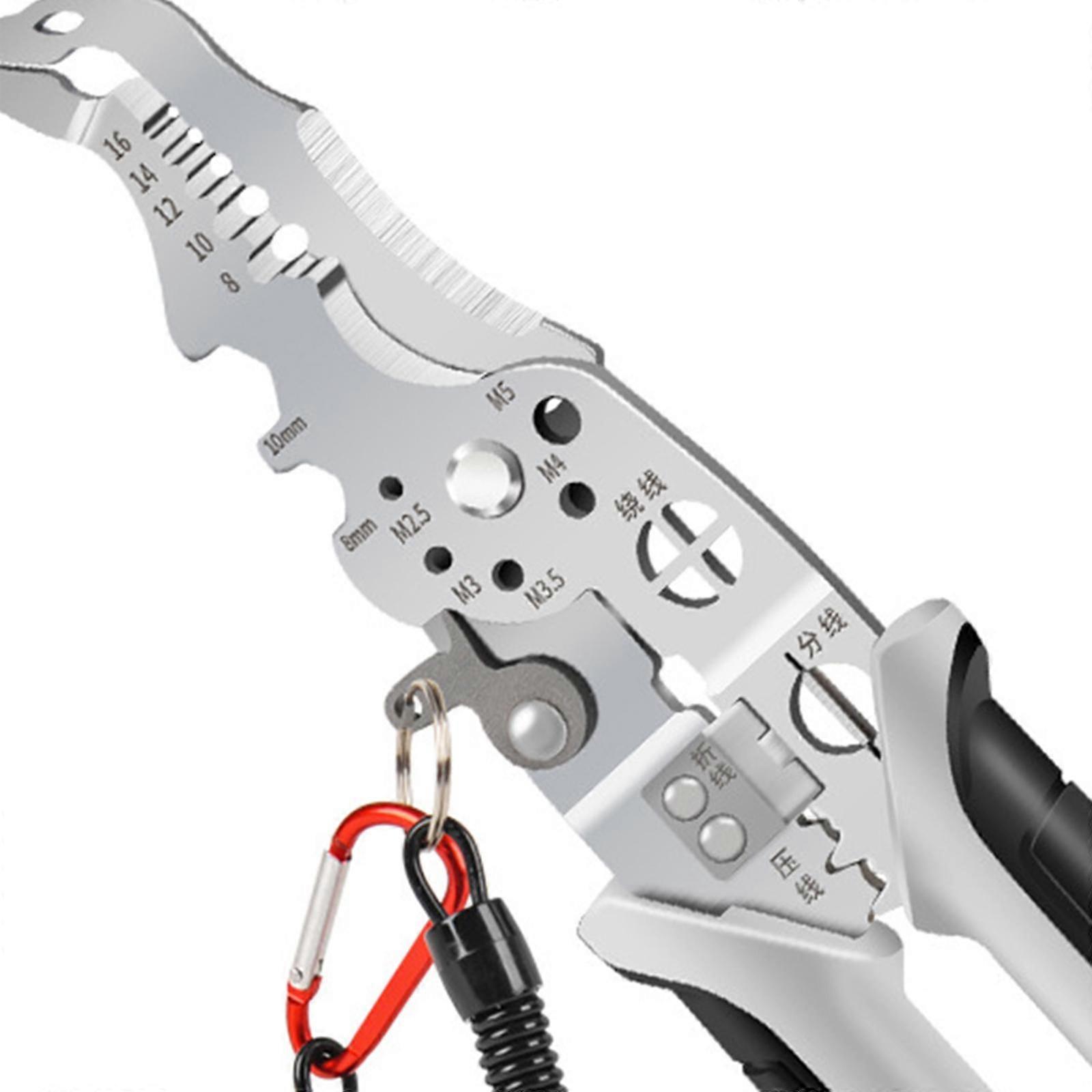 Wire Stripper Tool Electricians Wire Cutter for Wire Cutting Winding Pulling