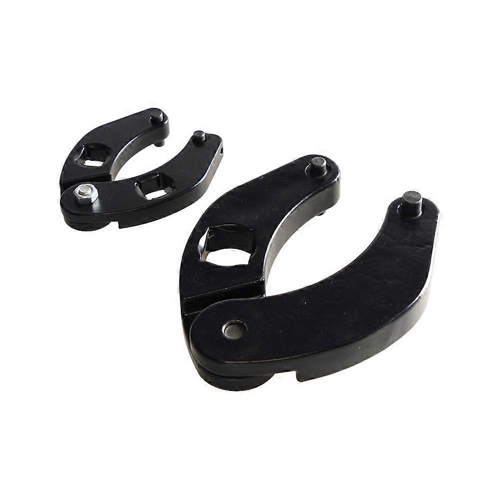 2 Pcs Adjustable Gland Nut Wrench 1266+7463 For Hydraulic Cylinder Type Adjustable Gland Nut Wrench Nut Spanner Wrench Hand Tool