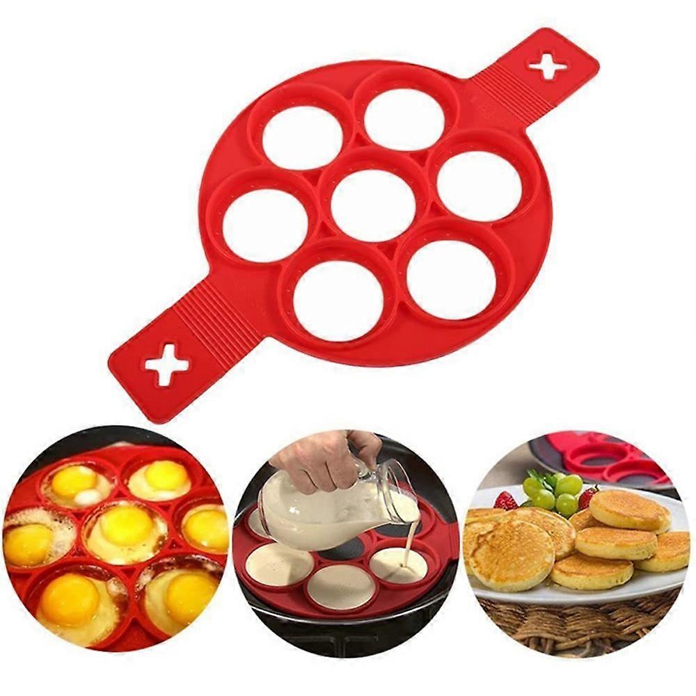Round Pancakes Maker, Non-Stick Cooking Tool For Frying Eggs & Kitchen Baking Accessories