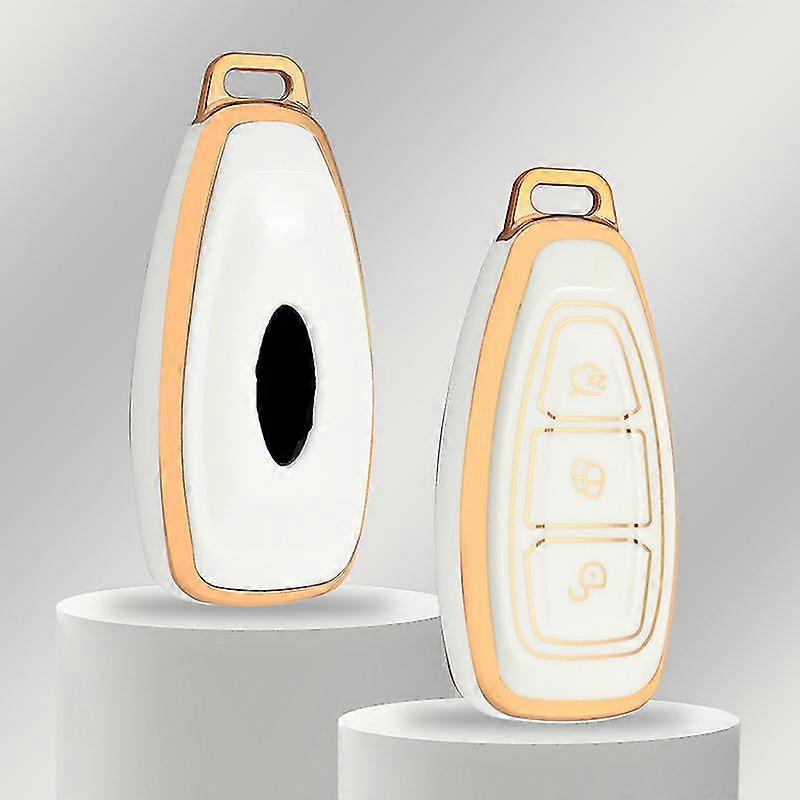 Tpu Car Remote Smart Key Case Cover Shell Fob For Ford Focus 3 4 St Mondeo Mk3 Mk4 Fiesta Fusion Kuga 2013 2014 2015 2017
