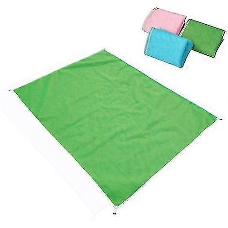 Summer Leaked Sand Mat, Beach Picnic Camping Mat, Green