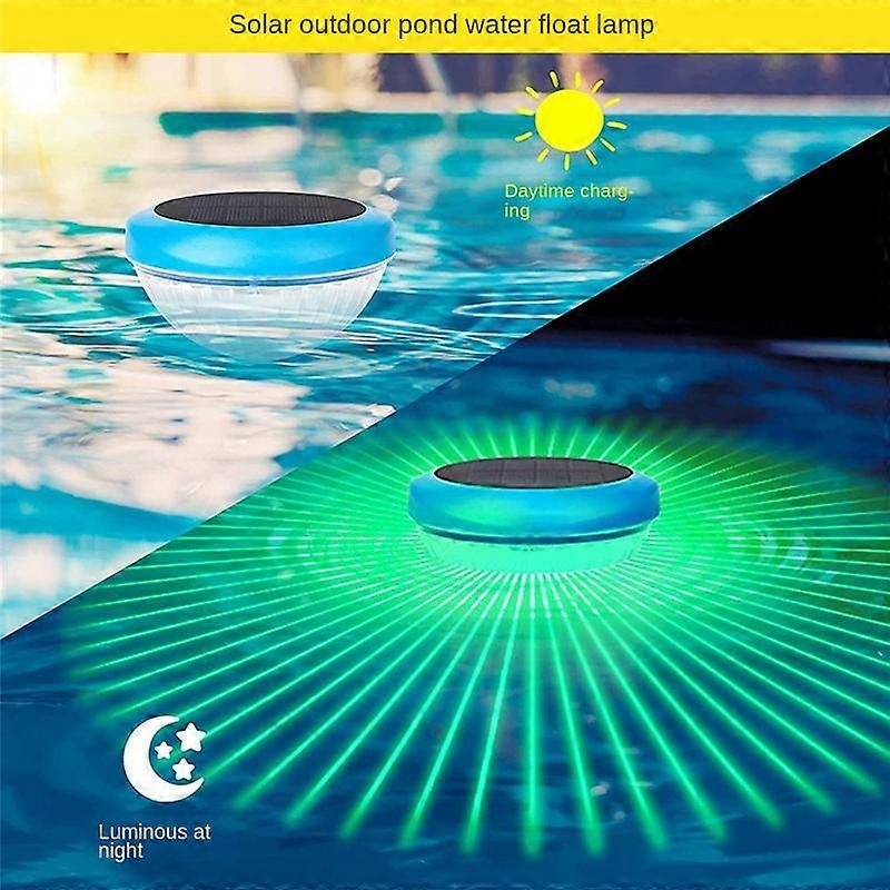 Solar Floating Pool LED Lights,Waterproof RGB Color Changing Pool Lights,Pool Accessories for Pool,Pond,Spa,Hot Tub