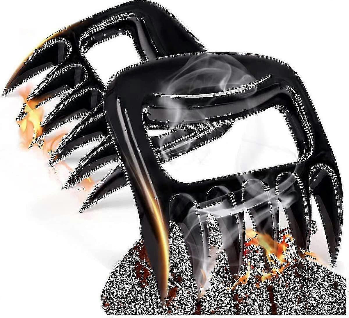 Meat Fork, Meat Claws 2 Bear Paws Meat Beard Cook Tools Accessory Set, For Pulled Aork Pulled Pork Shredders Grilling Meat For Bbq
