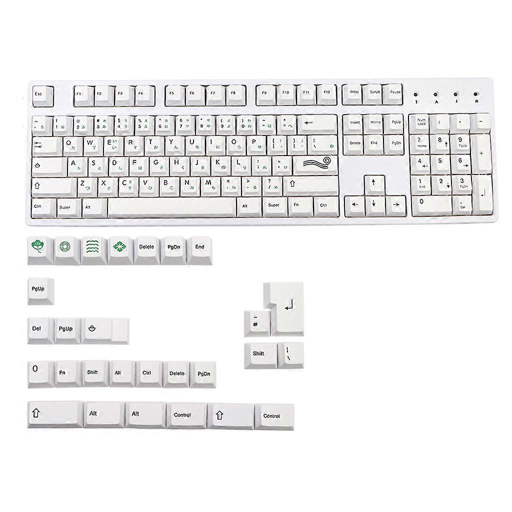 133Keycap / Set PBT Japanese Cherry Profile Standard Sublimation Process Keycap
